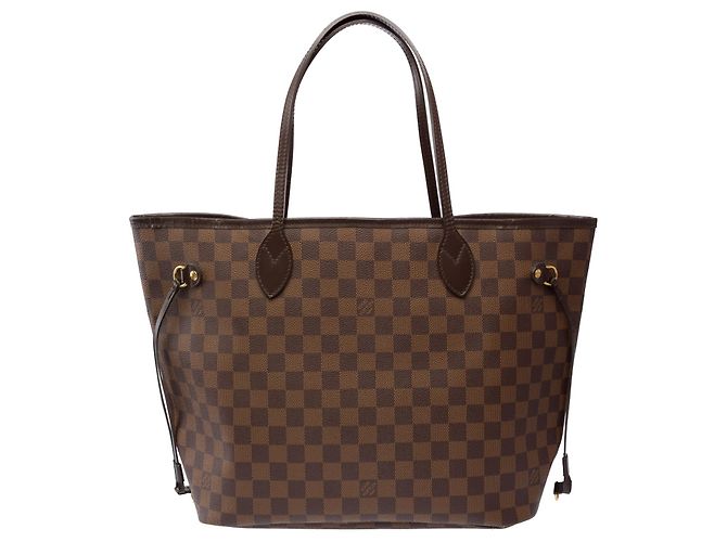 Borsa LOUIS VUITTON Neverfull in Tela Marrone - 103851 - vista 2