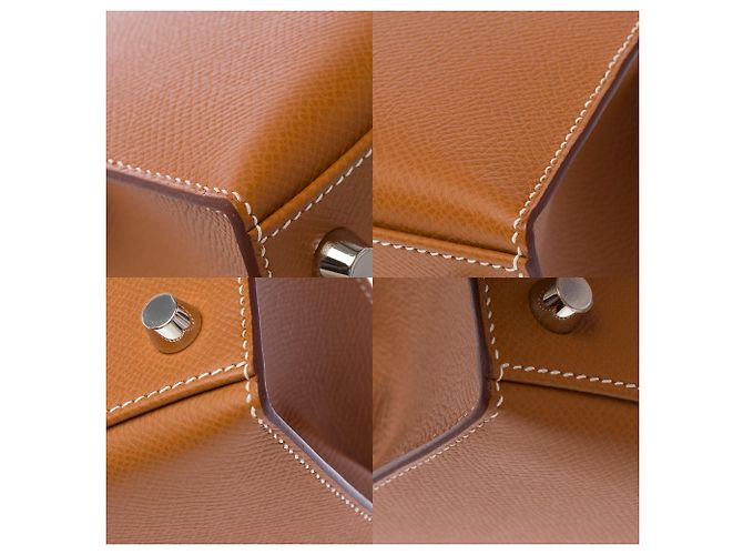 Hermès Bolsa HERMES Kelly 25 em Couro Dourado - 103843 - vista 12