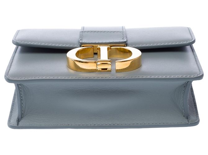 Borsa DIOR 30 Montaigne in Pelle Grigia - 103832 Grigio - vista 8