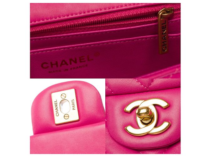 Borsa CHANEL Timeless/Classique in Pelle Rosa - 103863 - vista 6