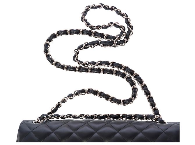 Borsa CHANEL Timeless/Classique in Pelle Nera - 103869 Nero - vista 10
