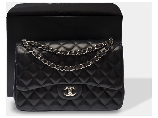 Borsa CHANEL Timeless/Classique in Pelle Nera - 103869 Nero - vista 2
