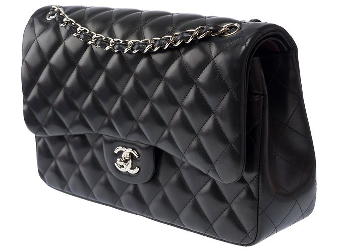 Borsa CHANEL Timeless/Classique in Pelle Nera - 103869 Nero - vista 5