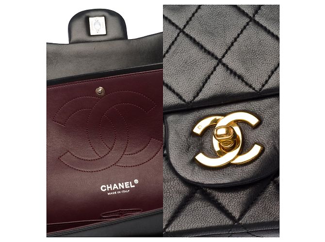 Borsa CHANEL Timeless/Classique in Pelle Nera - 103869 Nero - vista 7