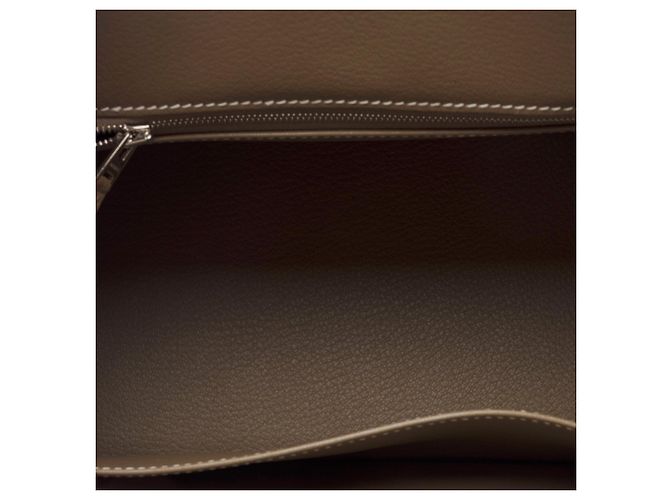 Hermès Borsa HERMES Birkin 30 in Pelle Étoupe - 103845 Taupe - vista 9