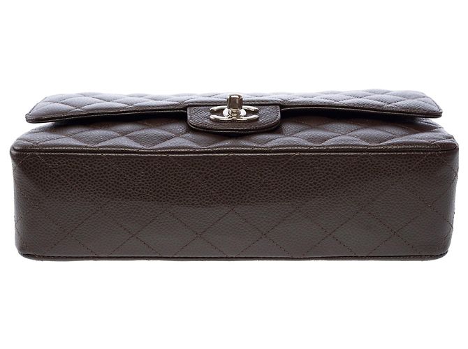 Borsa CHANEL Timeless/Classique in Pelle Marrone - 103846 - vista 10