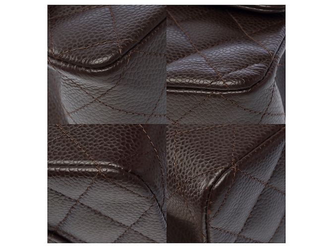 Borsa CHANEL Timeless/Classique in Pelle Marrone - 103846 - vista 11