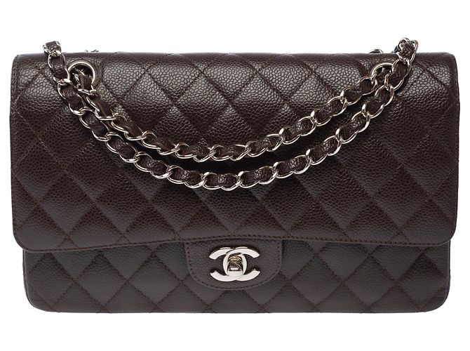 Borsa CHANEL Timeless/Classique in Pelle Marrone - 103846 - vista 2