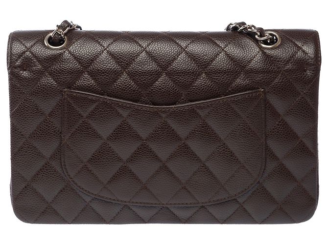 Borsa CHANEL Timeless/Classique in Pelle Marrone - 103846 - vista 3