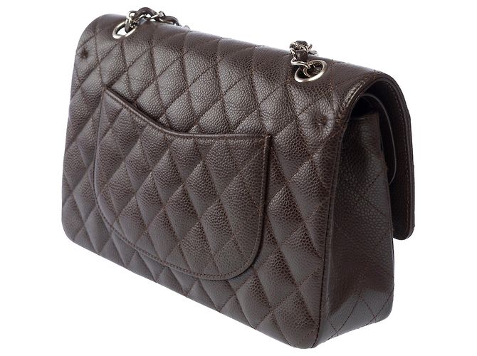 Borsa CHANEL Timeless/Classique in Pelle Marrone - 103846 - vista 5