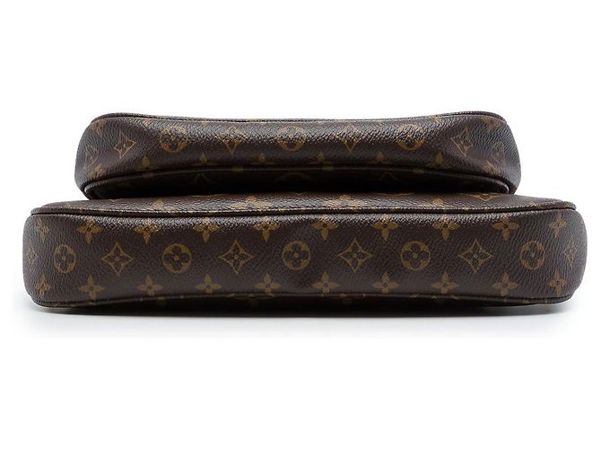 Borsa Louis Vuitton Monogram Multi Pochette Accessoires Marrone - vista 3