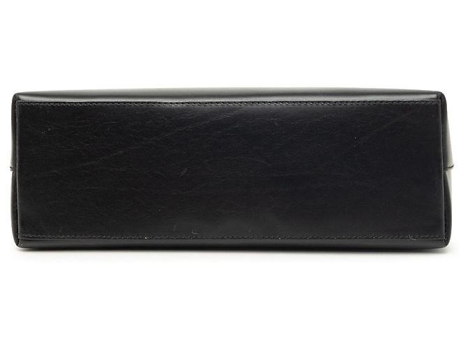 Bamboo Borsa Satchel Gucci in vitello nero con bambù - vista 3