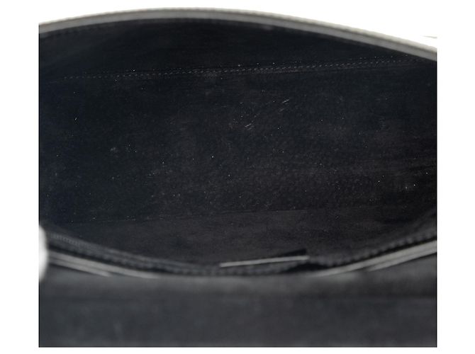 Bamboo Borsa Satchel Gucci in vitello nero con bambù - vista 4