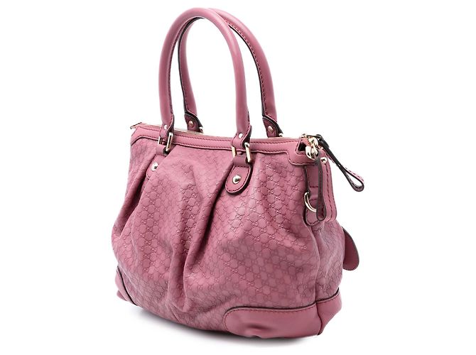 Borsa Satchel Gucci Microguccissima Sukey Rosa - vista 2