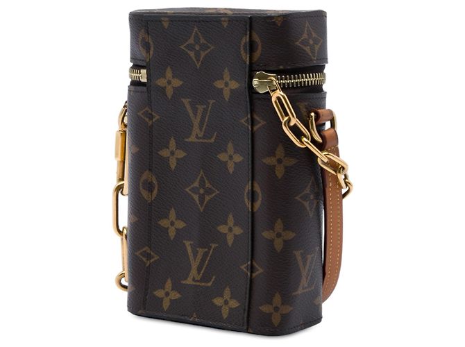 Borsa a tracolla Phone Box Monogram Louis Vuitton marrone - vista 2