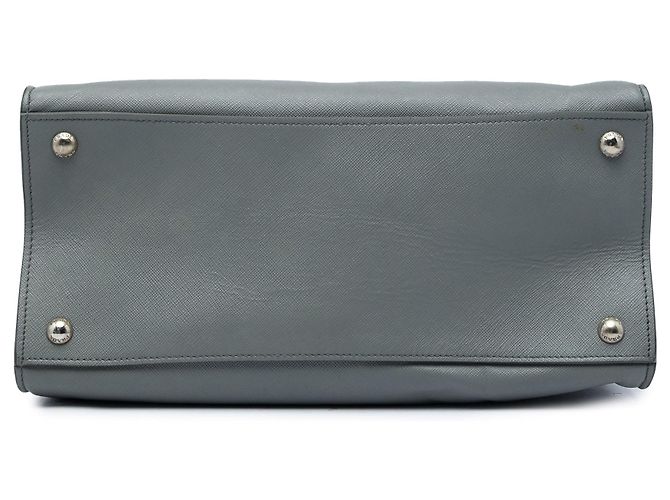 Borsa Tote Prada Saffiano Soft a tre tasche, Grigio - vista 3