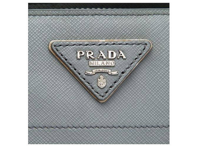 Borsa Tote Prada Saffiano Soft a tre tasche, Grigio - vista 5
