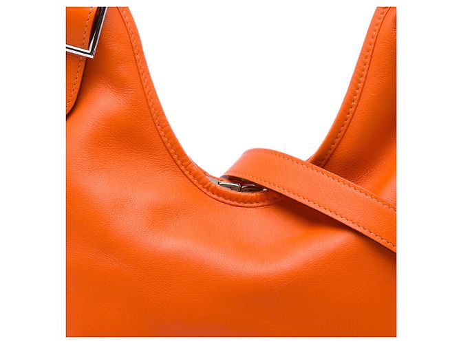 Borsa Hermès Swift Massai Cut 32 Arancione - vista 5