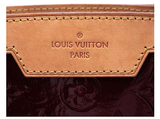 Borsa Satchel Brea GM Louis Vuitton Monogram Vernis Rossa Rosso - vista 5