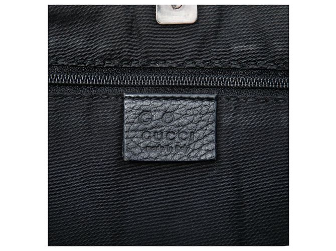 Borsa Tote Gucci GG Nylon Abbey con anello a D nera Nero - vista 5