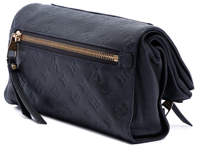 Borsa a pochette Louis Vuitton Monogram Empreinte Petillante Blu - vista 2