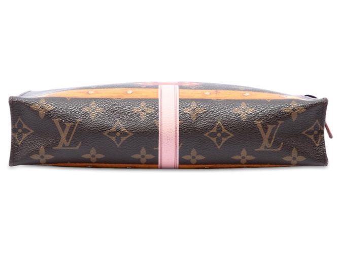 Beauty Case Louis Vuitton Monogram Summer Trunks 26 Marrone Clutch Bag - vista 3