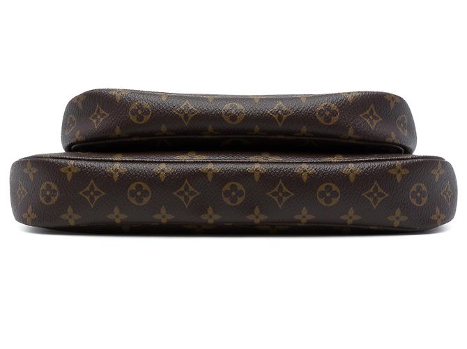 Borsa Louis Vuitton Monogram Multi Pochette Accessoires Marrone - vista 3