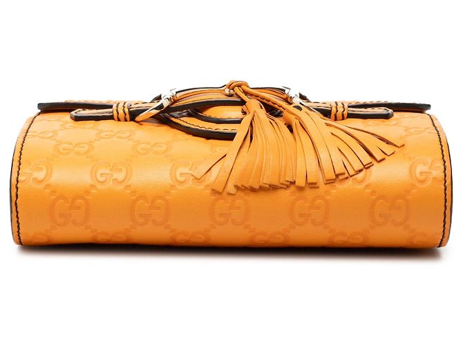 Orange Gucci Mini Guccissima Emily Crossbody - view 3