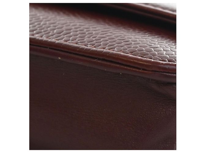 Borsa a tracolla Chanel CC Caviar Wallet On Chain rossa Rosso - vista 11