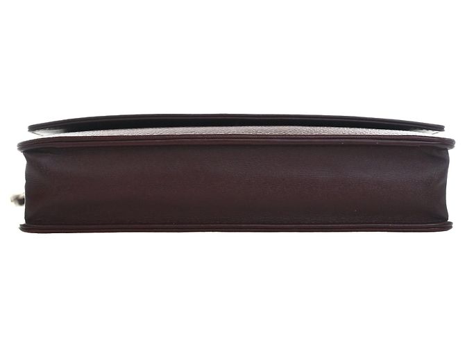 Borsa a tracolla Chanel CC Caviar Wallet On Chain rossa Rosso - vista 5