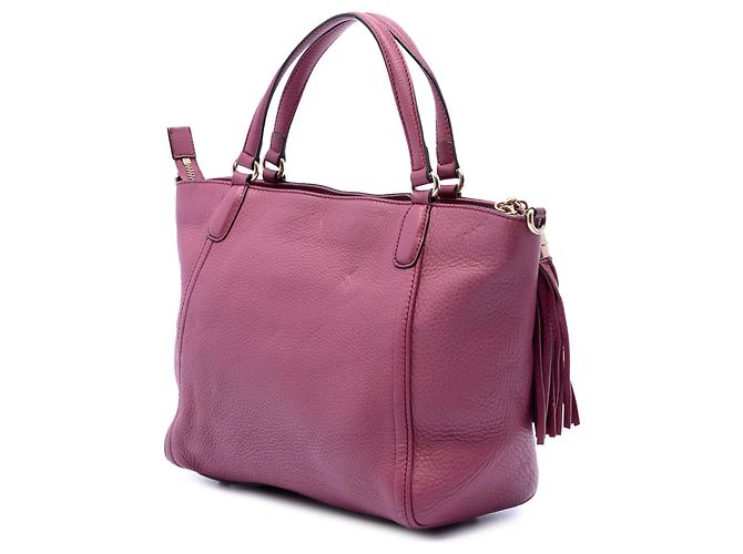 Borsa Soho Cellarius Small in pelle di vitello viola Gucci Porpora - vista 2