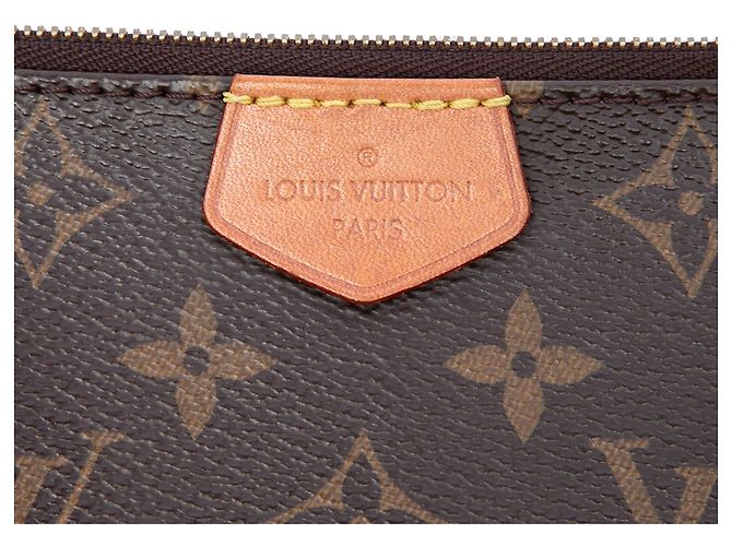 Borsa Satchel Louis Vuitton Monogram Multi Pochette Accessoires Marrone - vista 5