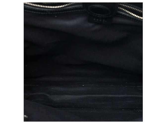 Borsa Tote convertibile morbida Gucci GG Supreme Web Tiger nera Nero - vista 4