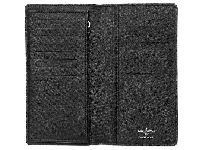 Portafoglio lungo Louis Vuitton Monogram Eclipse Brazza nero - vista 5