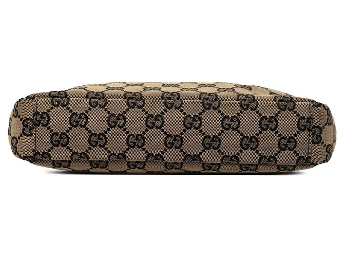 Borsa a tracolla Gucci GG Canvas beige - vista 3