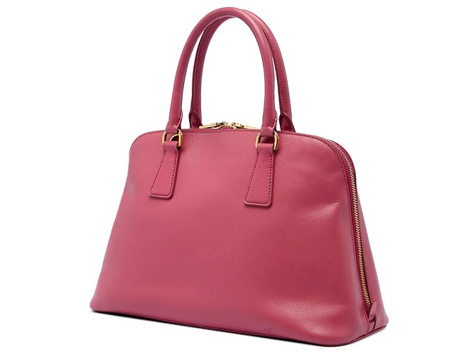 Borsa Prada Medium Saffiano Lux Promenade Rosa - vista 2