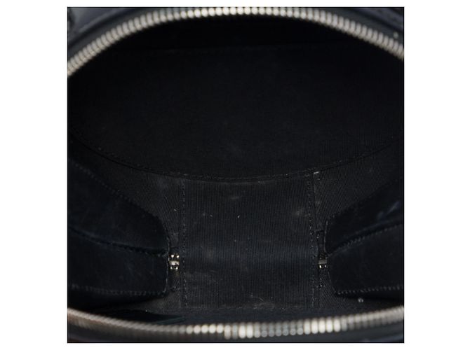 Borsa Satchel Chanel CC Round as Earth in vernice nera Nero - vista 4