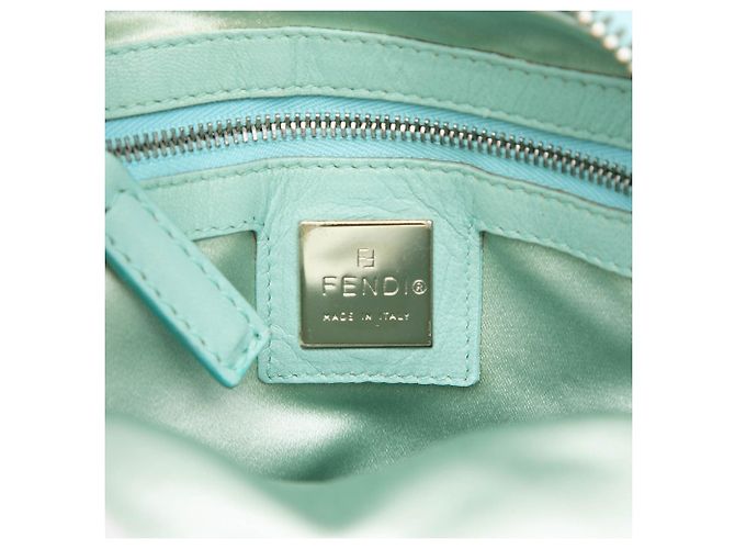 Fendi Zucca Messenger-Tasche aus blauem Nylon - Ansicht 5