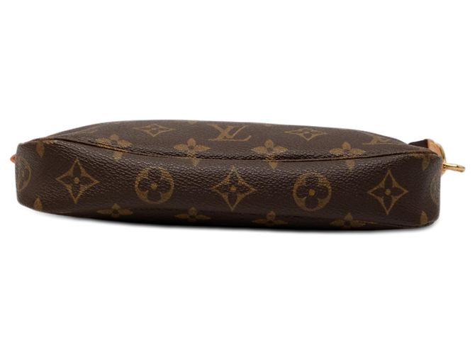 Borsa a tracolla Louis Vuitton Monogram Pochette Accessoires Marrone - vista 3