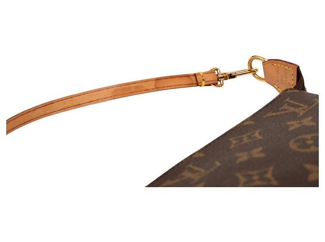 Borsa a tracolla Louis Vuitton Monogram Pochette Accessoires Marrone - vista 5