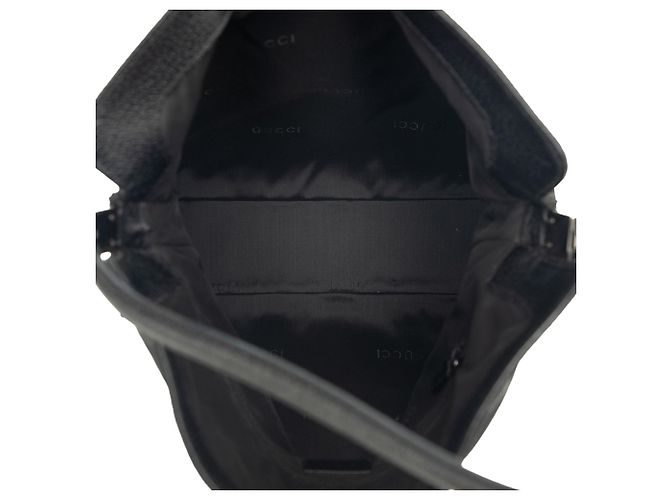 Borsa a tracolla Jackie Gucci in nylon nero - vista 4