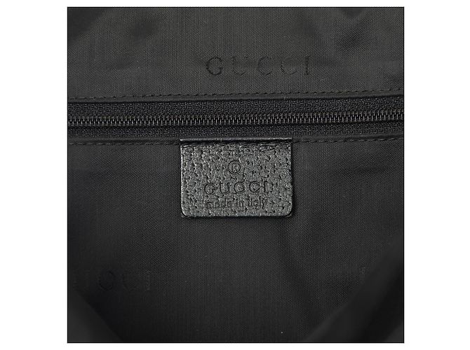 Borsa a tracolla Jackie Gucci in nylon nero - vista 5