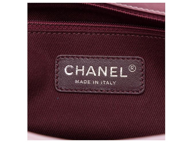 Pink Chanel Medium Quilted Metallic Calfskin Coco Pleats Chain Flap Crossbody Bag - view 5