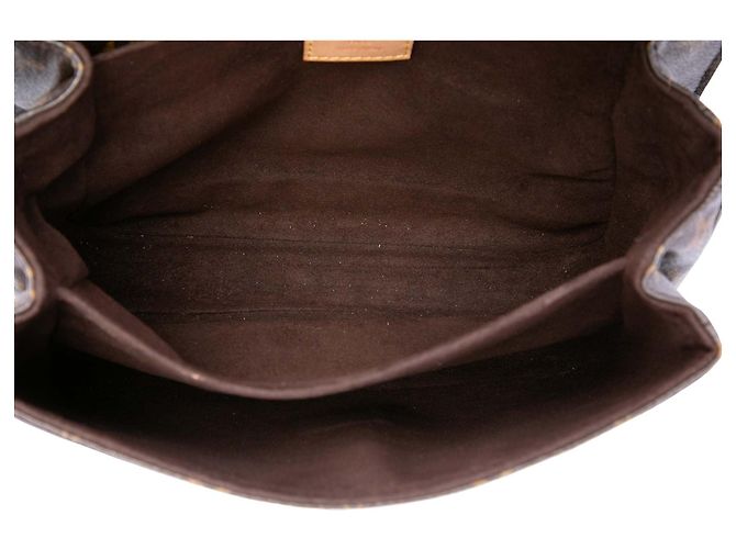 Borsa Louis Vuitton Monogram Pochette Metis Marrone - vista 4