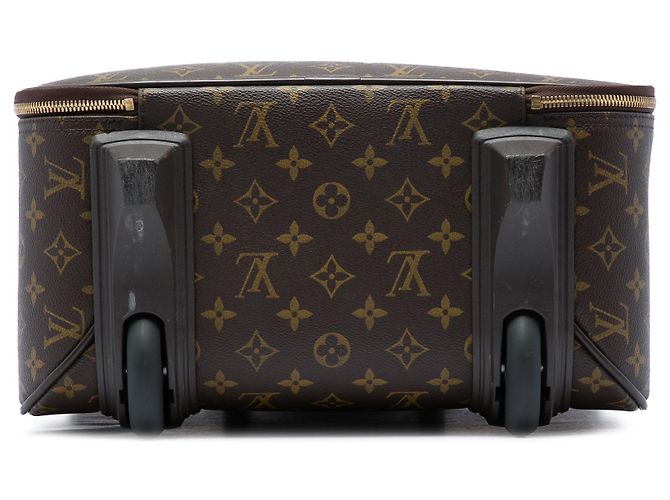 Sac de voyage Louis Vuitton Monogram Pegase 45 Marron - vue 3