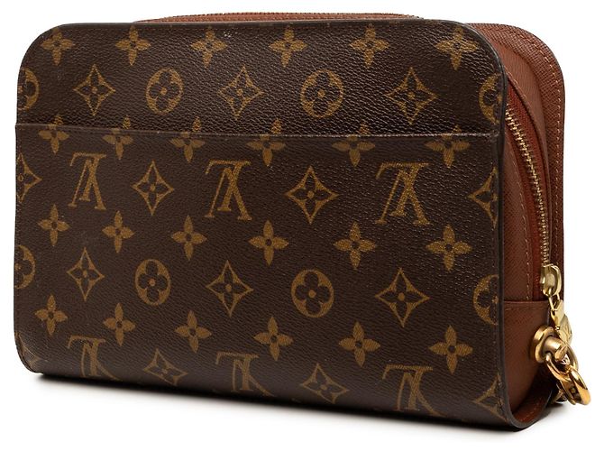 Borsa a pochette Louis Vuitton Monogram Orsay Marrone - vista 2