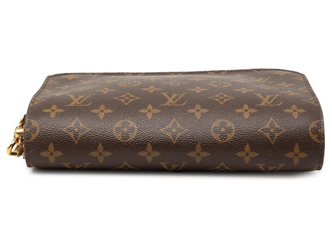 Borsa a pochette Louis Vuitton Monogram Orsay Marrone - vista 3