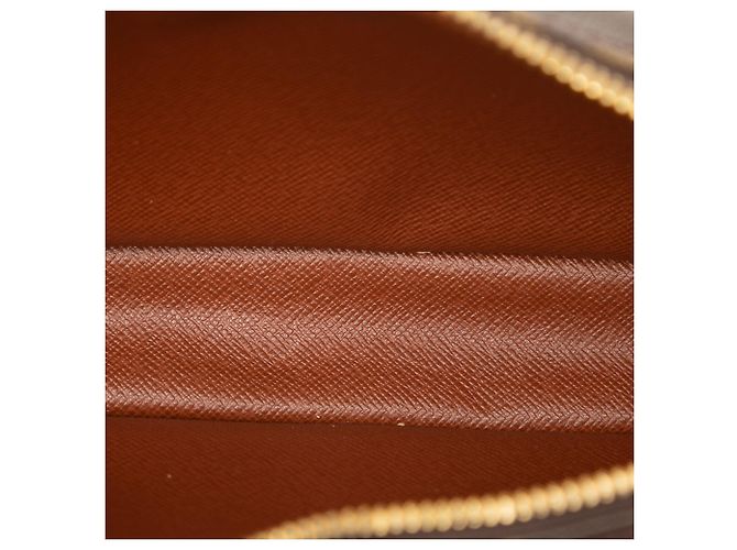 Borsa a tracolla Louis Vuitton Monogram Pochette Marly Marrone - vista 4