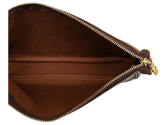 Louis Vuitton Monogram Pochette Accessoires Schultertasche Braun - Ansicht 4