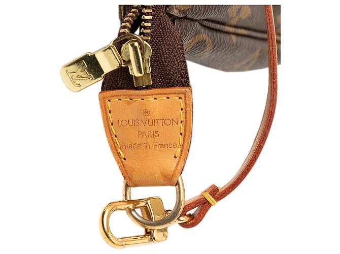 Louis Vuitton Monogram Pochette Accessoires Schultertasche Braun - Ansicht 5